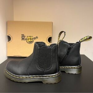 Dr.Martens 2976 Black Boots; Toddler size: 8